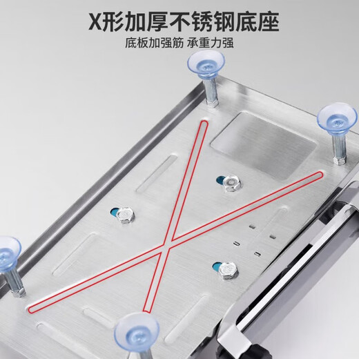 PWDDH German mutton roll slicer household manual rice cake cutting knife frozen fat beef and mutton roll slicer commercial meat planer standard 430 thickened