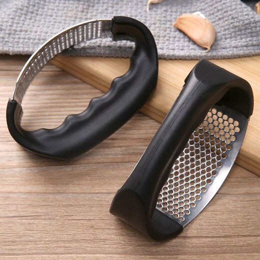 Yusenyi Garlic Press Stainless Steel Household Garlic Press Ring-shaped Garlic Pounding Artifact Garlic Beating Garlic Minced Garlic Tool 1 Convenient and Practical