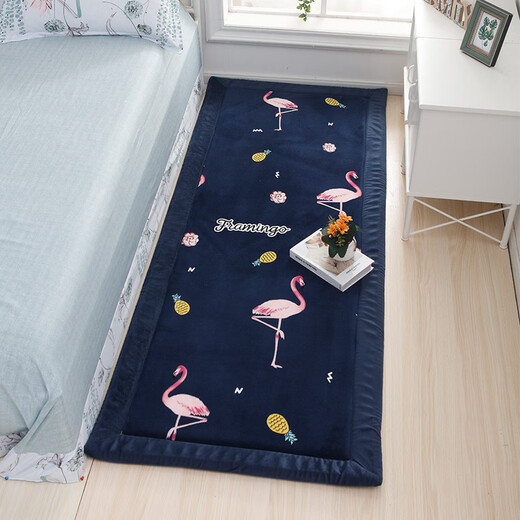Yong Huan customized thickened bedside anti-fall floor mat room tatami mat Kang mat living room sofa bedroom children's crawling carpet Flamingo customized