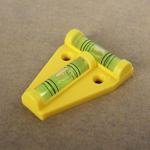 Vinoa cross level, small level, T-type level bubble, two-way measurement, small bubble beads are more accurate, only yellow T-type level, 1 piece