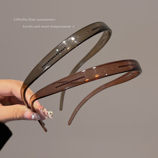U-shaped headband for women with glasses, 2024 temperament hairpin, face wash headband, headband, summer purple headband