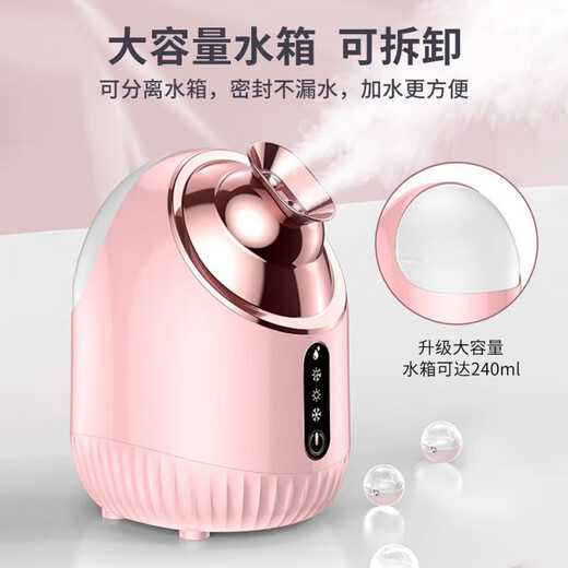 Sawang German facial steamer hot and cold dual spray facial steamer hot spray household steam autumn and winter instrument facial sprayer beauty instrument hydrating and moisturizing beauty instrument facial steam beauty salon use top white - hot and cold deep cleansing + nano hydration + hot and cold three sprays nano atomization