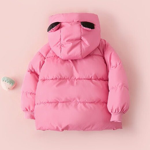 October Mommy New Year Clothes for Boys and Girls, Cotton Clothes, Padded Jackets, Baby Warm Cotton Jackets, Winter Jackets, Pink PC2 100