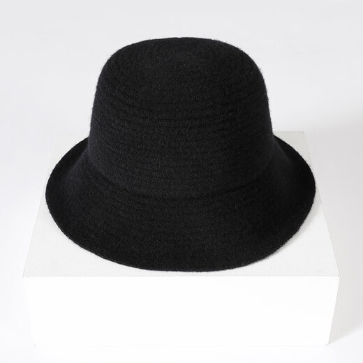 Hengyuanxiang sheep wool fisherman hat knitted woolen hat women's autumn and winter warm men's and women's pullover hat dome gray