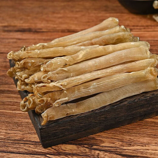 Zhanjiang specialty large dried yellow sand worm, special grade sand-free dried sand worm, the sand bag has been removed for soup and porridge, original color dried sand worm 100g, limited time