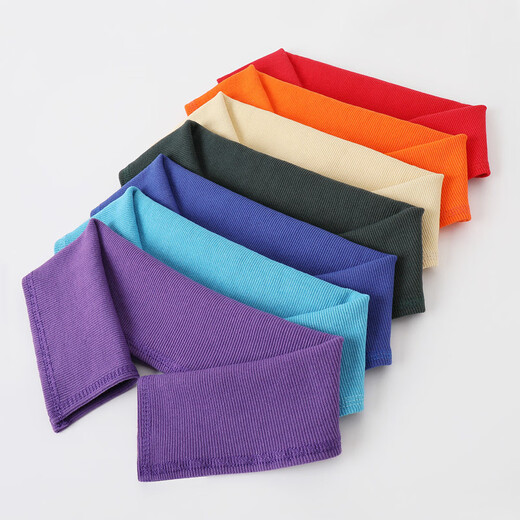 Fat Donglai's same style down jacket collar protective cover anti-dirty pure cotton threaded collar cover knitted collar men's and women's cotton coat outer black fine threaded collar