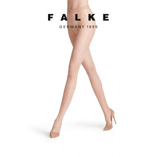 FALKE Eagle Seideglatt 15D stockings women's light leg artifact matte pantyhose 40490 4409 white skin color S