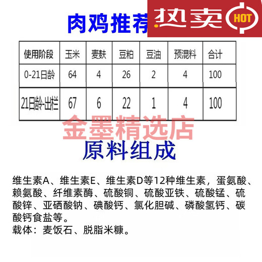 East China Zhengda broiler premix small, medium and large chicken feed laying hen feed laying period native chicken white feather chicken red rooster laying hen laying period