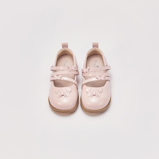 DAVE&BELLA Children's Shoes Children's Leather Shoes 2026 Spring New Sweet Girls Performance Shoes Baby Girls Casual Shoes Children's Shoes Pink Ready Stock 21