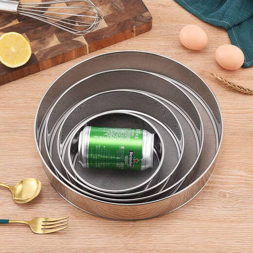 Hualeji 40 mesh 60 mesh mesh sieve 304 equal noodles flour sieve filter mesh sieve stainless steel surface flour sieve baking hand model-value set 40 mesh 4-piece set 15-20-25-30