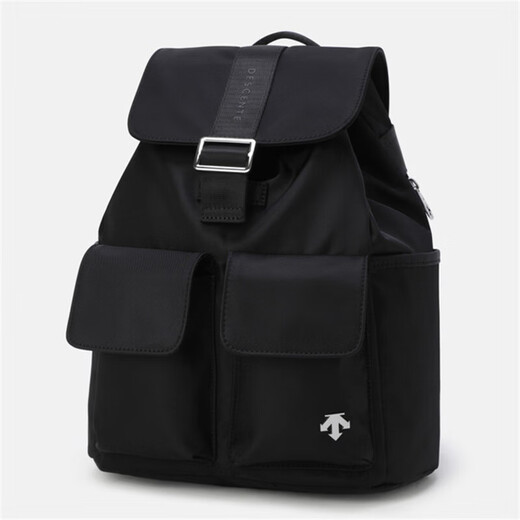 DESCENTE Women's Bag 26 New Women's Mini Backpack Large Capacity Commuting Versatile Computer Bag Student Backpack Black/BLACK