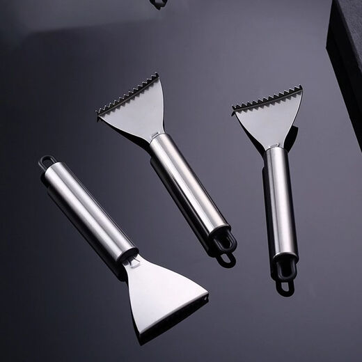 Yong Huan Scale Scale Scraper Material Manual Scale Removal Tool Healthy Fish Scale Scaling丨1 Pack丨Stainless Steel Whole Body