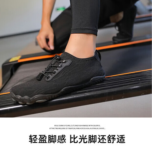 Fitness shoes indoor skipping rope skipping shoes for women Pilates yoga shoes special non-slip training squat deadlift silent shoes 808* black * sports code 38