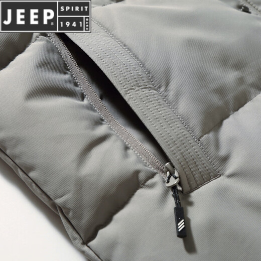 JEEP SPIRIT2025 новая зимняя мужская модная теплая куртка больших размеров с защитой от холода утолщенная теплая куртка-пуховик черного цвета 6XL