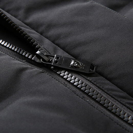 Мужской утолщенный и теплый зимний пух средней длины в том же стиле торгового центра Lilang, новая морозостойкая куртка на белом утином пуху среднего и большого размера, черный размер M 170 (рекомендуемый вес 90-115 Jin Jin равен 0,5 кг)