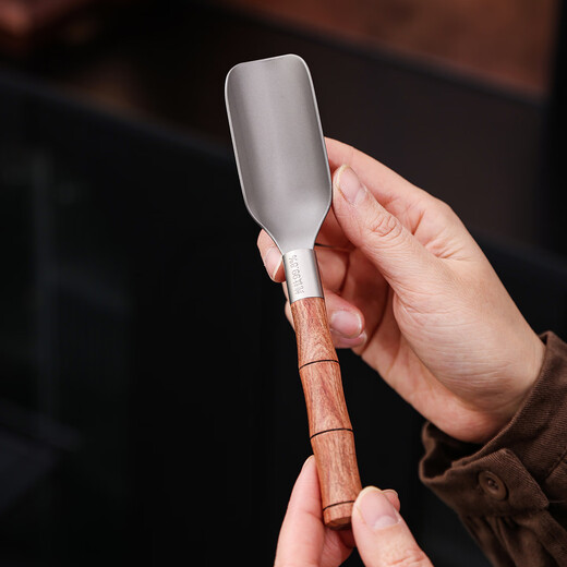Yage Tea Pure Titanium Tea Spoon Tea Special Tea Spoon Tea Taker High-end Household Tea Set Tea Ceremony Accessories Tea Can Tea Distribution Tool Titanium Spoon
