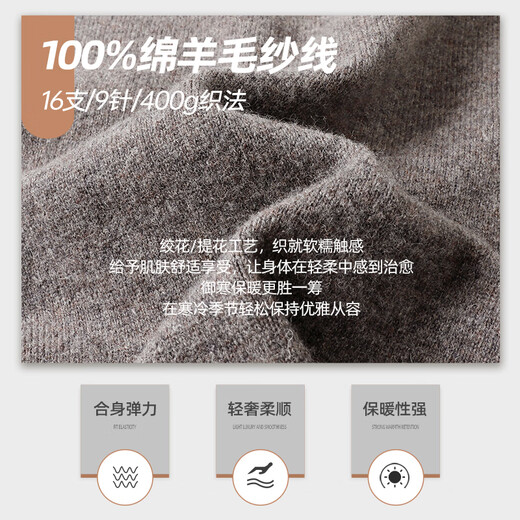 SHANSHAN Shanshan 100% cardigan men's winter heavyweight thickened sweater warm Fair Island animal year red sweater navy blue XL /180