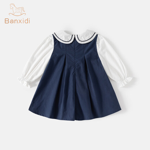 Banxidi girls dress spring 2026 new style baby princess dress one-year-old dress suit children's spring and autumn skirt