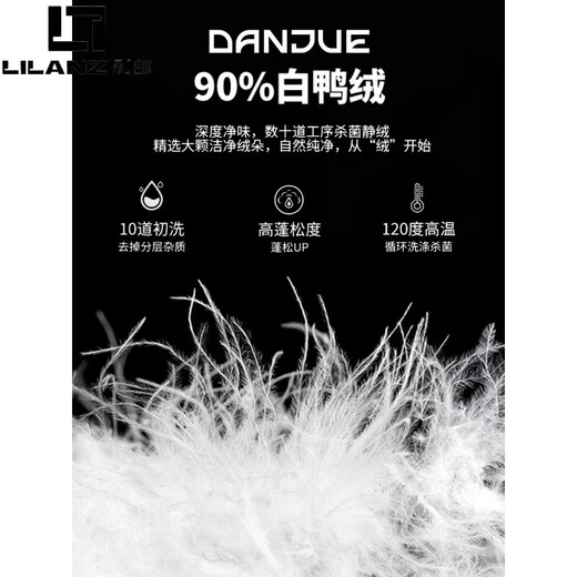 利郎（LILANZ）男士立领轻薄羽绒服25新款情侣白鸭绒外套短款青年冬季加厚防寒服 洋葱紫色 新国标90白鸭绒 M (约85-115斤)