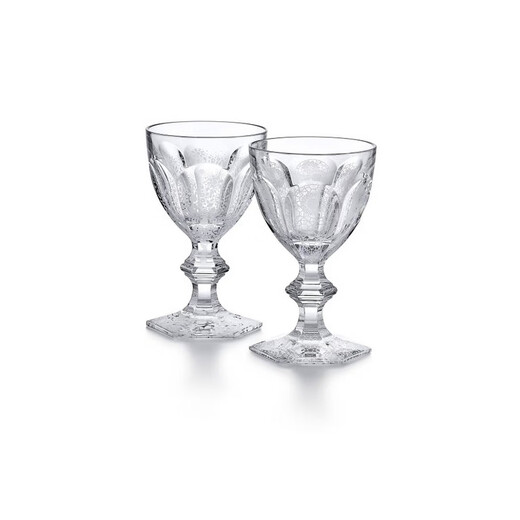 Baccarat glass imitation crystal clear two-piece set transparent