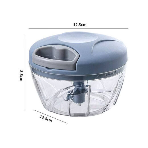 Shijanu new product garlic masher manual garlic press garlic puller food supplement garlic stirrer garlic mincer garlic blue medium size