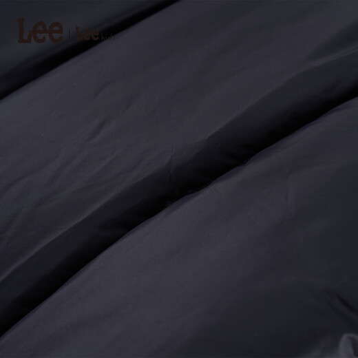 Lee Children's Lightweight Down Jacket Autumn and Winter Fashion Casual Lapel Jacket Down Jacket Black 130