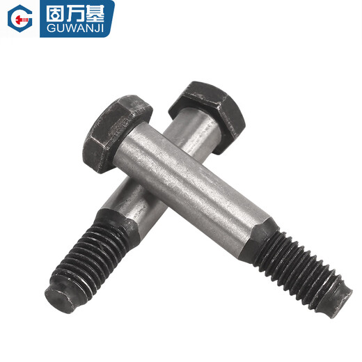 GUWANJI 8.8 level reamed hole bolt positioning plug screw GB27 reamed hole bolt M6M8M10M12M14-M36 M10x100 20 pcs
