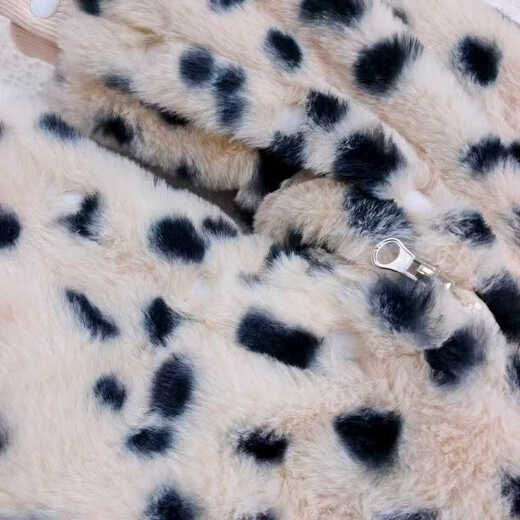 Ultraman Winter New Infant Leopard Print Thickened Harness Baby Casual Warm One-piece Romper Suit One Year Old Outing Clothes D34 66 D34 Leopard Print Thickened Harness - Yellow One Size