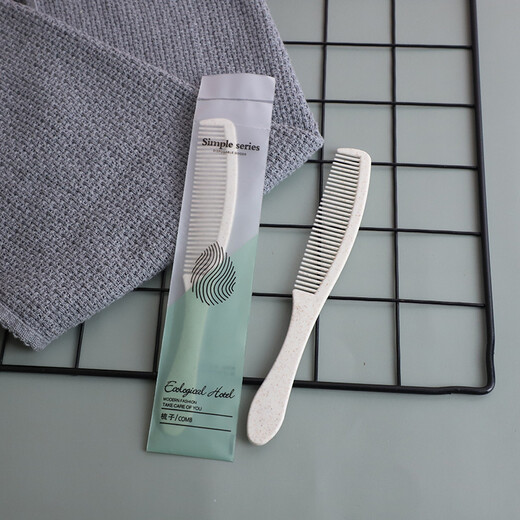Meijia Life Hotel Supplies 50 sets of combs Individually packaged disposable supplies for hotels and B&Bs