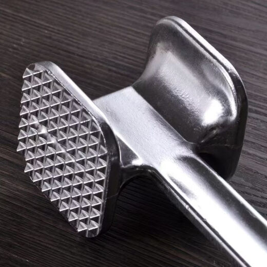 Ketel bright meat hammer, meat hammer, steak hammer, meat hammer, meat loosening hammer, tendon breaker, household meat loosening needle, double-sided meat tenderizer, large double-sided meat hammer, thickened and can be hung