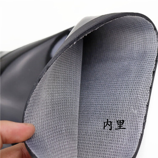 Pull-back rain boots for women 853 women's mid-calf low-heeled rain boots with tendon soles waterproof, non-slip and wear-resistant work protective rain boots 853 mid-calf single layer 36