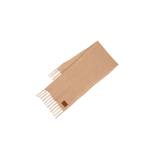 COACH Logo Design Wool Scarf Women's Brown Default F