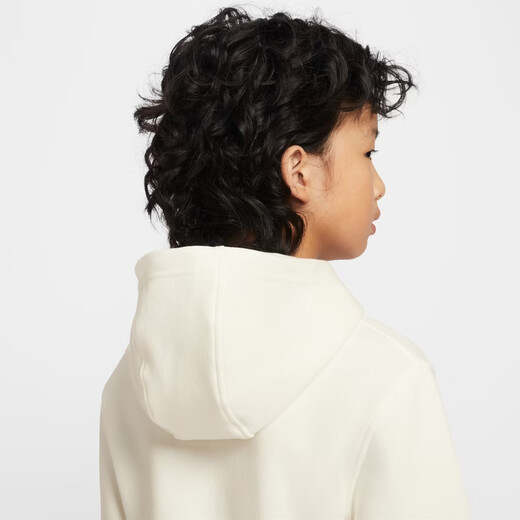 Nike Year of the Horse limited run-off series New Year's children's velvet hooded sweatshirt spring for boys and girls NIKE IQ3932 133 sail white 160 XL