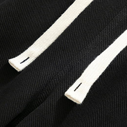 Snoopy (SNOOPY) casual pants for men, autumn and winter, young and middle-aged outdoor casual sports loose velvet straight trousers, gray 2XL