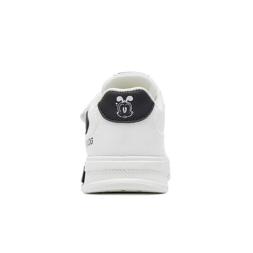 BOBDOG children's shoes 2026 spring new style boys' low-cut sneakers for primary school students casual white shoes children's sports shoes for women milky white/black 27 suitable for feet 16.2CM