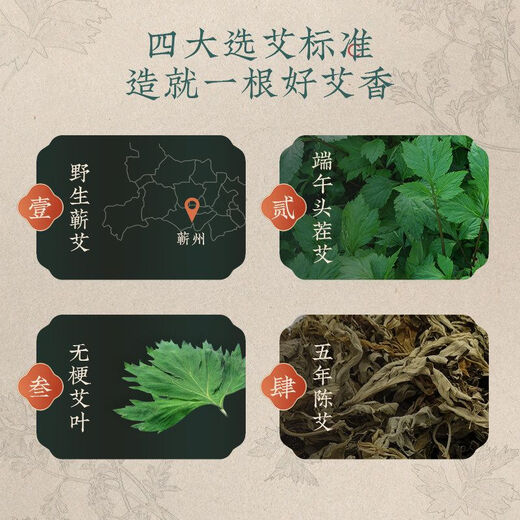 Shantou Lincun Mugwort Mosquito Tray and Sandalwood Fumigation for Home Bedroom Long-lasting Mosquito Repellent Fumigation for Pregnant Women and Babies to Deodorize 240 Tablets_Box