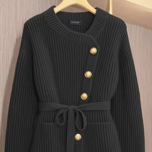 Luo Meng's natal New Year red sweater jacket for women 2025 winter new unique style thickened knitted cardigan top red top (soft and waxy sweater jacket/Korean style/S