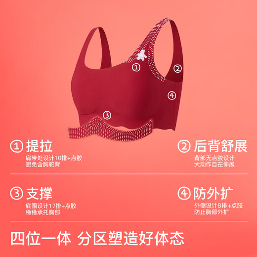 Like uu red developmental period underwear gift box lucky red medium and large children's zodiac year set new year gift