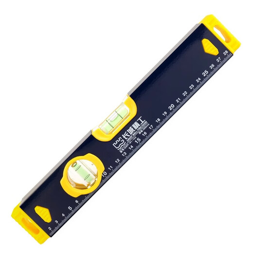 Great Wall Seiko spirit level aluminum alloy high-precision industrial grade level ruler woodworking home decoration acceptance measurement maintenance ruler three blister 2000mm (186262)