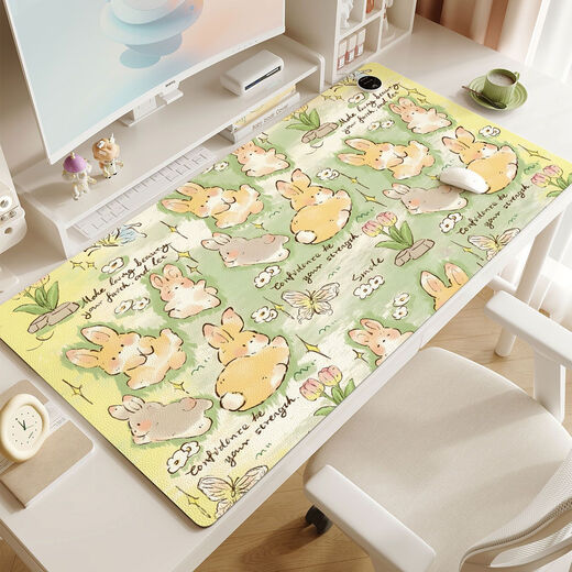 Wing Fantasy Heated Mouse Pad Extra Large Heating Desk Pad Girls Office Computer Desktop Pad Winter Desk Writing Hand Warmer 2 40x90CM Timed Power Off Waterproof Three-speed Temperature Adjustment