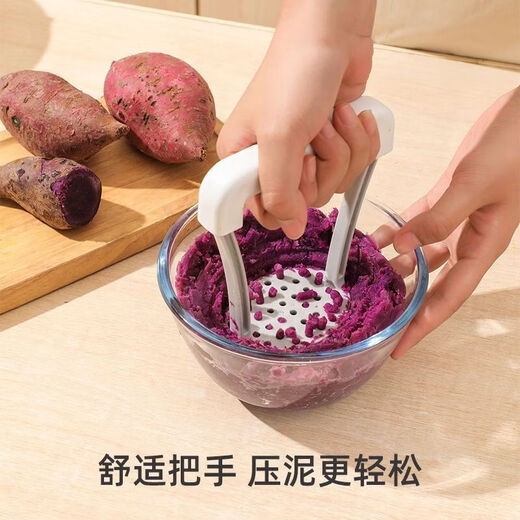 Fun appliances mud press supplies baby food supplement masher masher press roller new model new upgrade + new style mud press multi-purpose + thickened