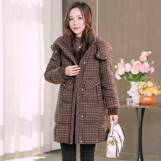 Woodpecker young mother down jacket winter style fashionable 2025 new middle-aged and elderly women autumn and winter warm woolen jacket