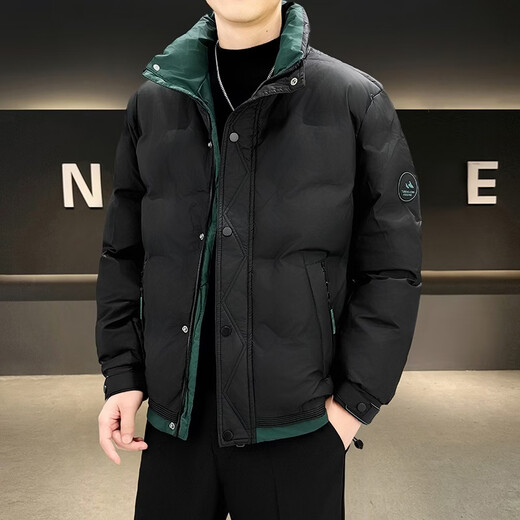 Snow Flying (SNOWFLYING) high-end brand down jacket men's winter new casual versatile duck down warm jacket trendy short cold-proof clothing white