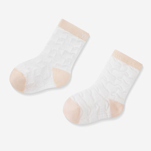 YEEHOO's shopping mall same style children's socks, Silos socks, four-season baby socks, 2 pairs, cute new style, geometric style, 2 pairs, 3-6 months, recommended foot length 8-10cm