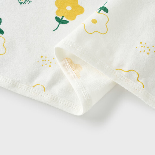 Tongtai (TONGTAI) baby swaddle pure cotton newborn swaddle anti-shock wrap newborn baby breathable swaddle wrap single pink yellow spring and summer thin 7A grade antibacterial 85x85cm