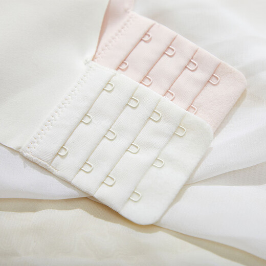 Fenton Underwear Women's 2026 New Small Breast Gathering and Enlarging Sexy Lace Pull-Up Secondary Breast Wire-Free Bra Peach Pink 80B