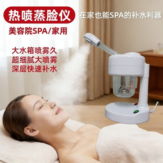 OCDREDY Desktop Thermal Spray Facial Steamer Beauty Instrument Sprayer Humidifier Facial Hydration Device Home White Thermal Spray Facial Steamer