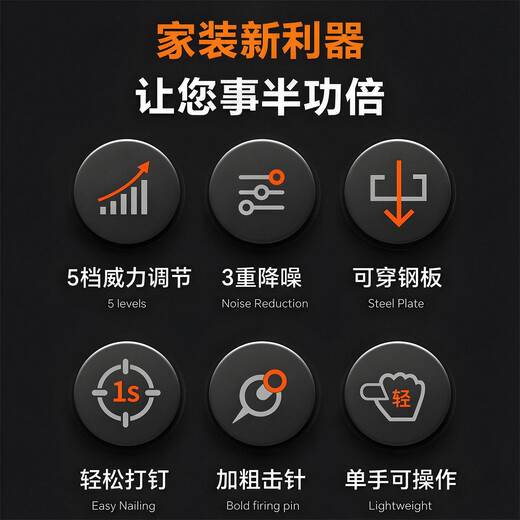 FACE MINI cannon nail gun nail gun genuine household ceiling artifact steel nail gun fixed steel plate concrete silencer nailer