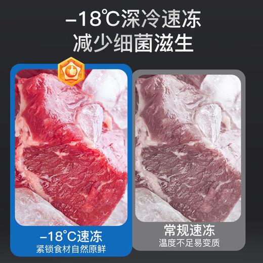 Royalstar four-door refrigerator commercial refrigeration and freezing dual-temperature freezer six-door large-capacity refrigerator catering kitchen restaurant vertical stainless steel fresh-keeping four-door air-cooled frost-free refrigerator standard model | large four-door dual-temperature upper storage and lower freezing -18 C