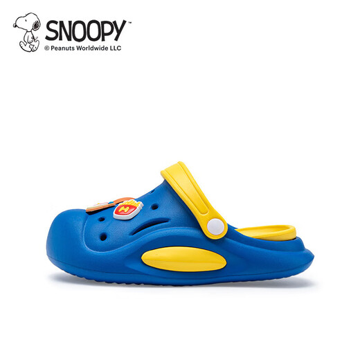 Snoopy (SNOOPY) 50% off Children's Shoes Children's Crocs Summer New Style Boys and Girls Outdoor Home Leisure Baby Blue 24-25 Foot Length 15.0-15.7cm